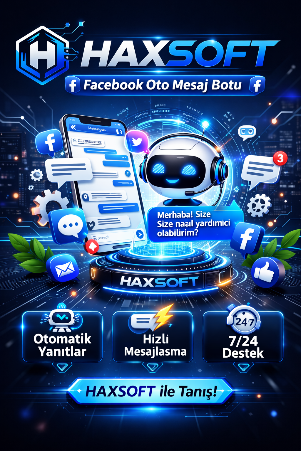 Facebook Oto Mesaj Botu